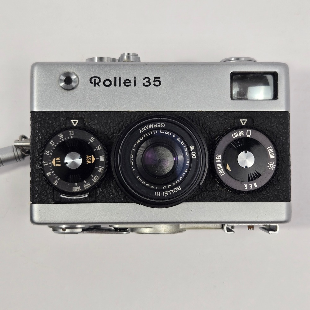 Vintage Rollei 35 Made in Germany Film Camera Carl Zeiss Tessar 40mm f3.5 TESTED